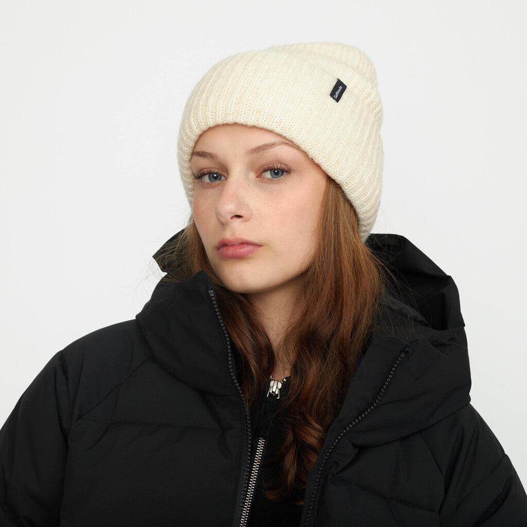 Selfhood Fluffy Beanie Accessories Offwhite
