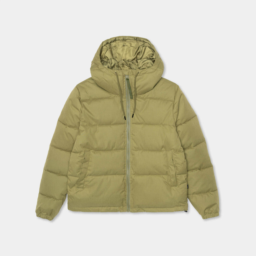 Selfhood Hodded Puffer Jacket Winter Outerwear Green