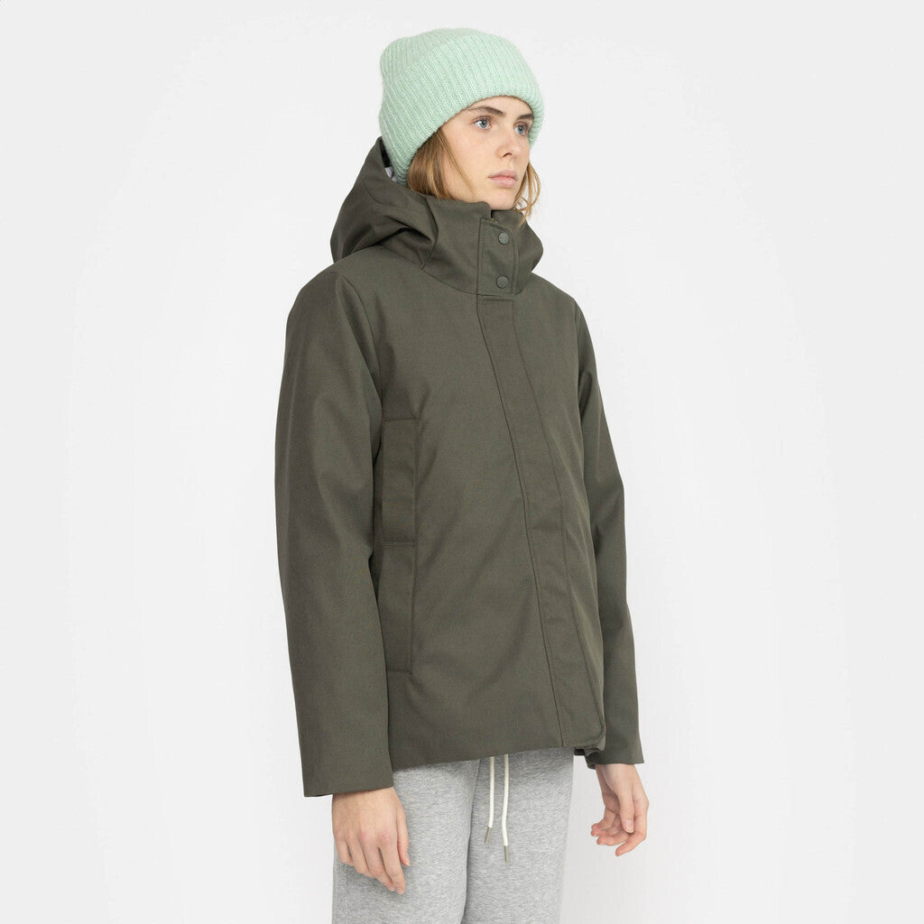 Selfhood Hooded Jacket Outerwear Army