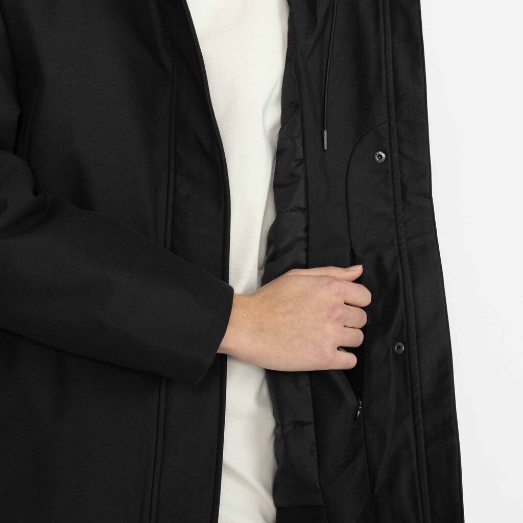 Selfhood Hooded Jacket Outerwear Black