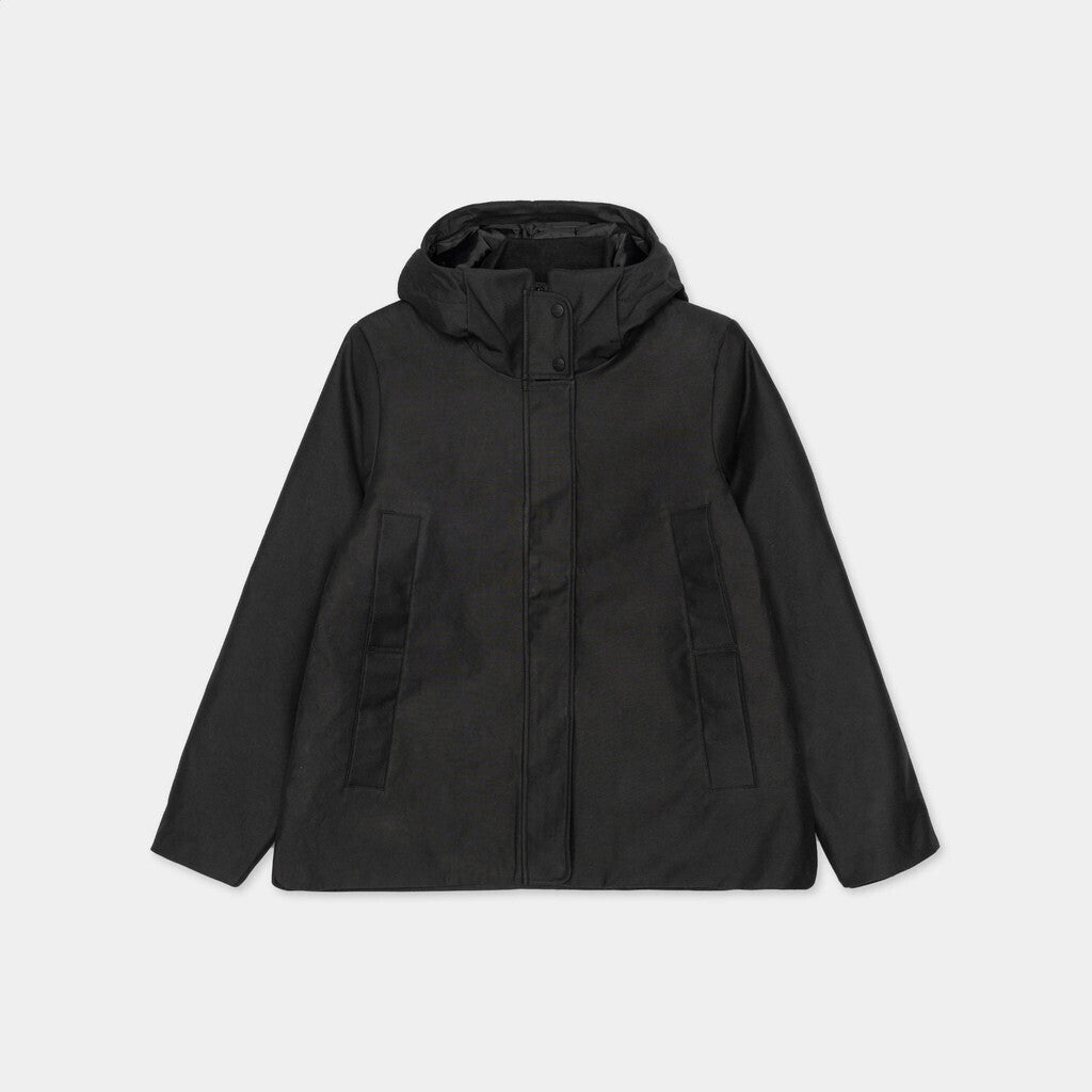 Selfhood Hooded Jacket Outerwear Black