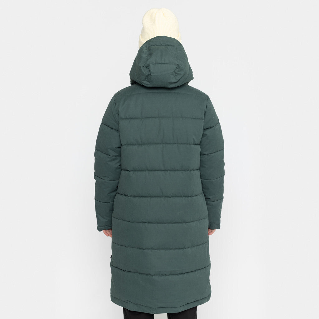 Selfhood Hooded Puffer Coat Winter Outerwear Darkgreen