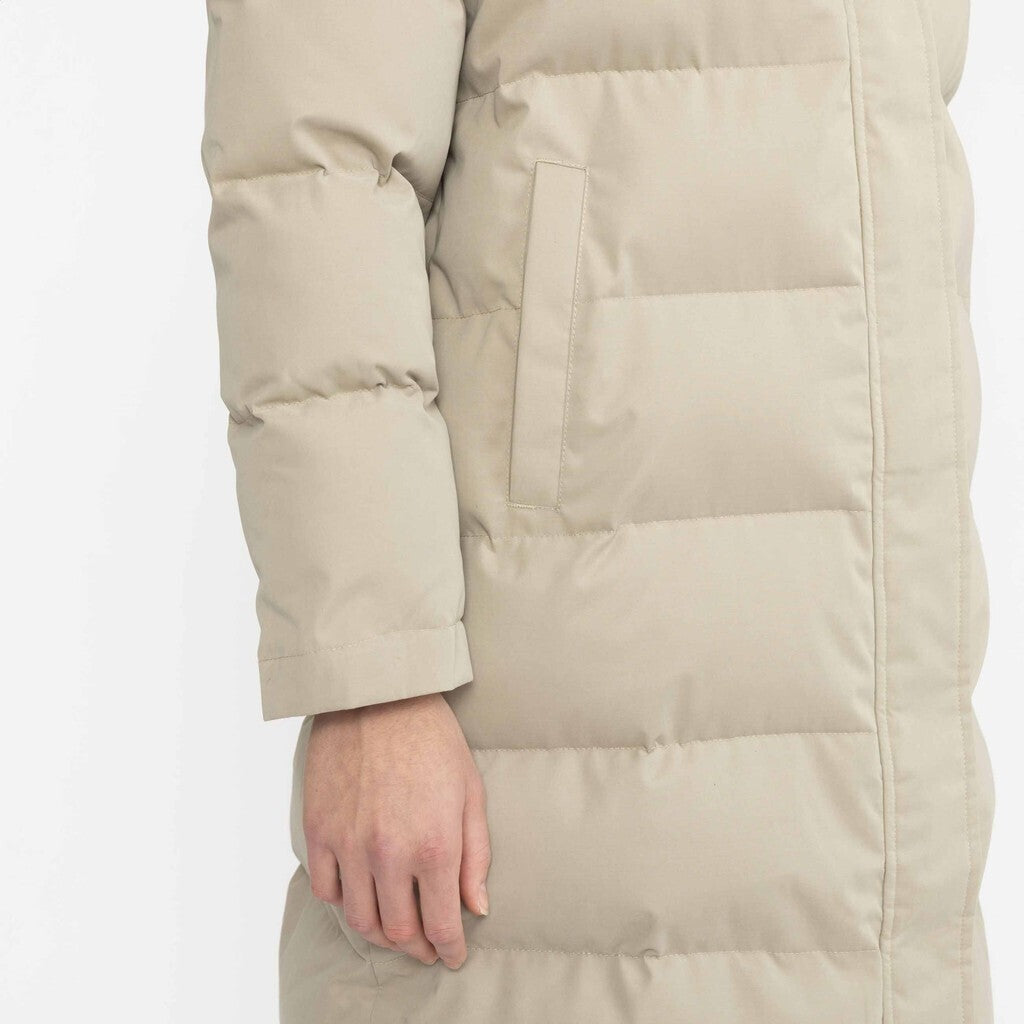 Selfhood Hooded Puffer Coat Winter Outerwear Lightgrey