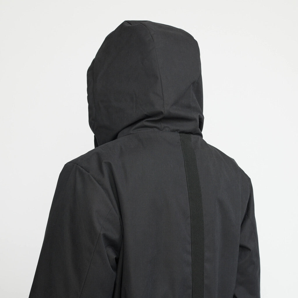 Selfhood Long Parka Coat Outerwear Black