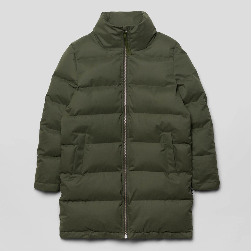 Selfhood Mid-cut Puffer Coat Outerwear Olive