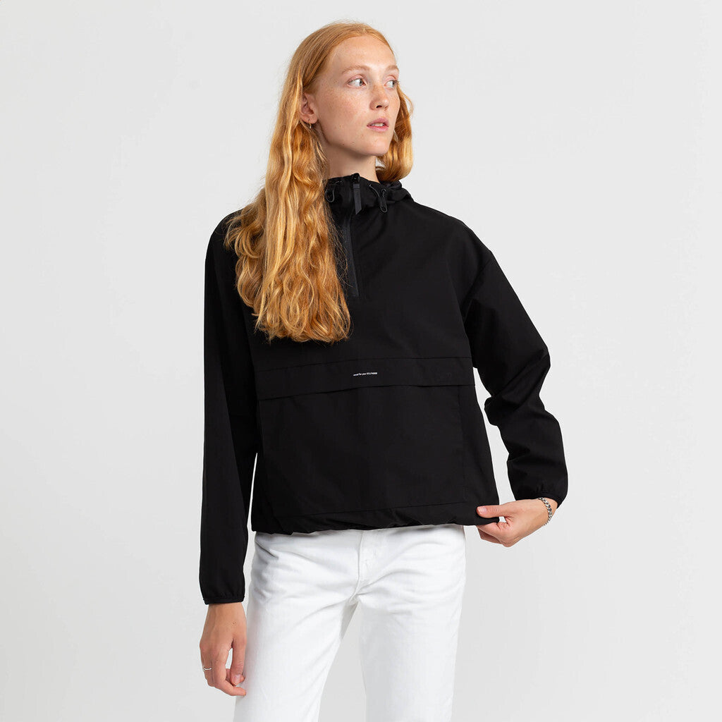 Selfhood Overhead Jacket Lightweight Outerwear Black