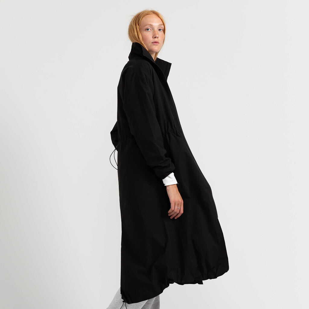 Selfhood Oversize Coat, Trend Lightweight Outerwear Black