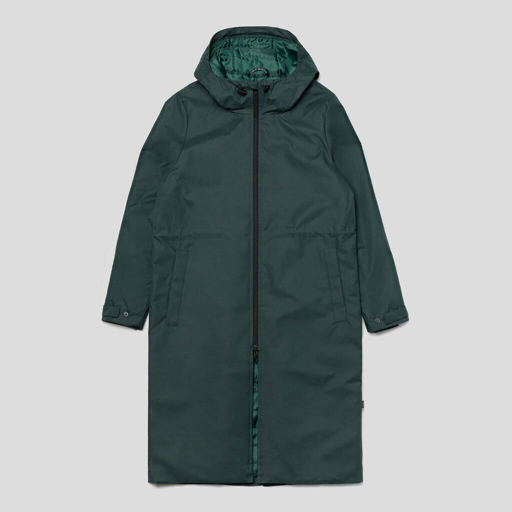 Selfhood Parka Zip Coat Outerwear Darkgreen
