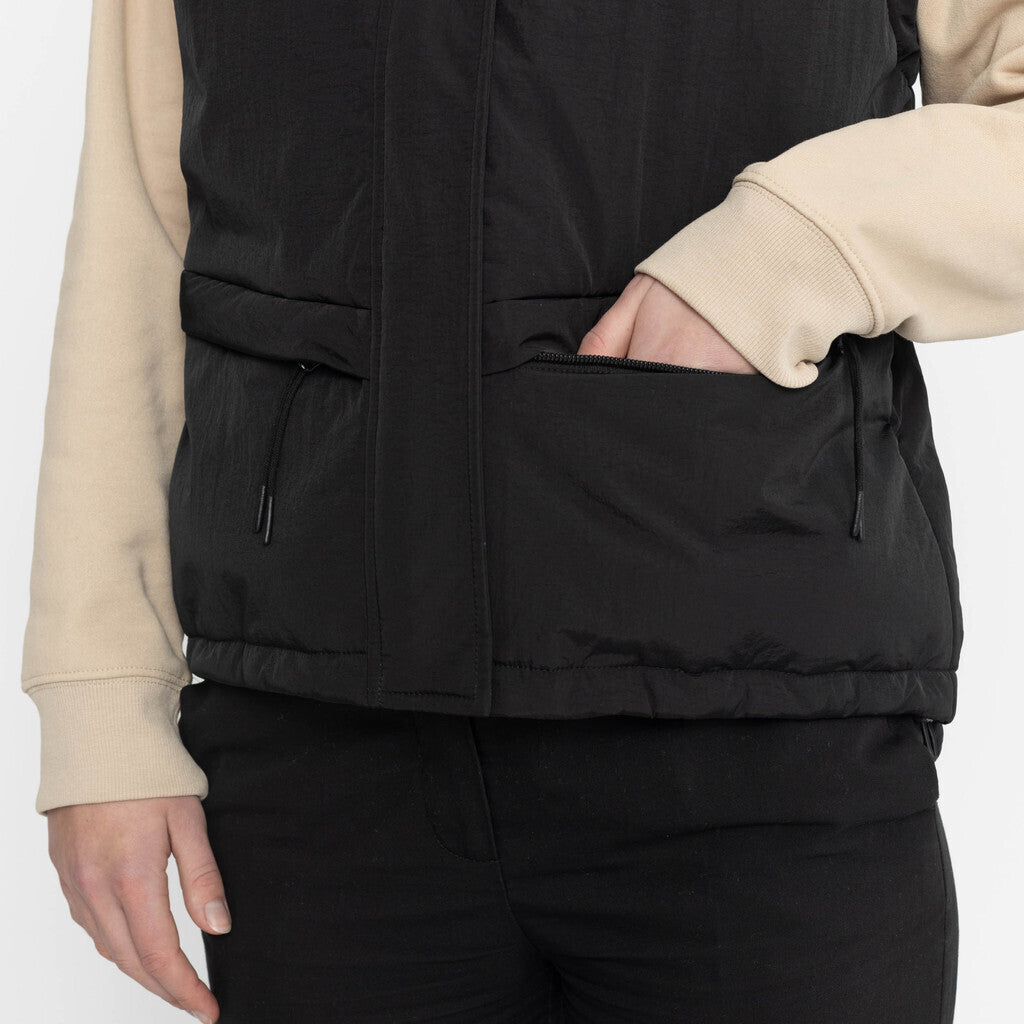 Selfhood Puffer Vest Outerwear Black