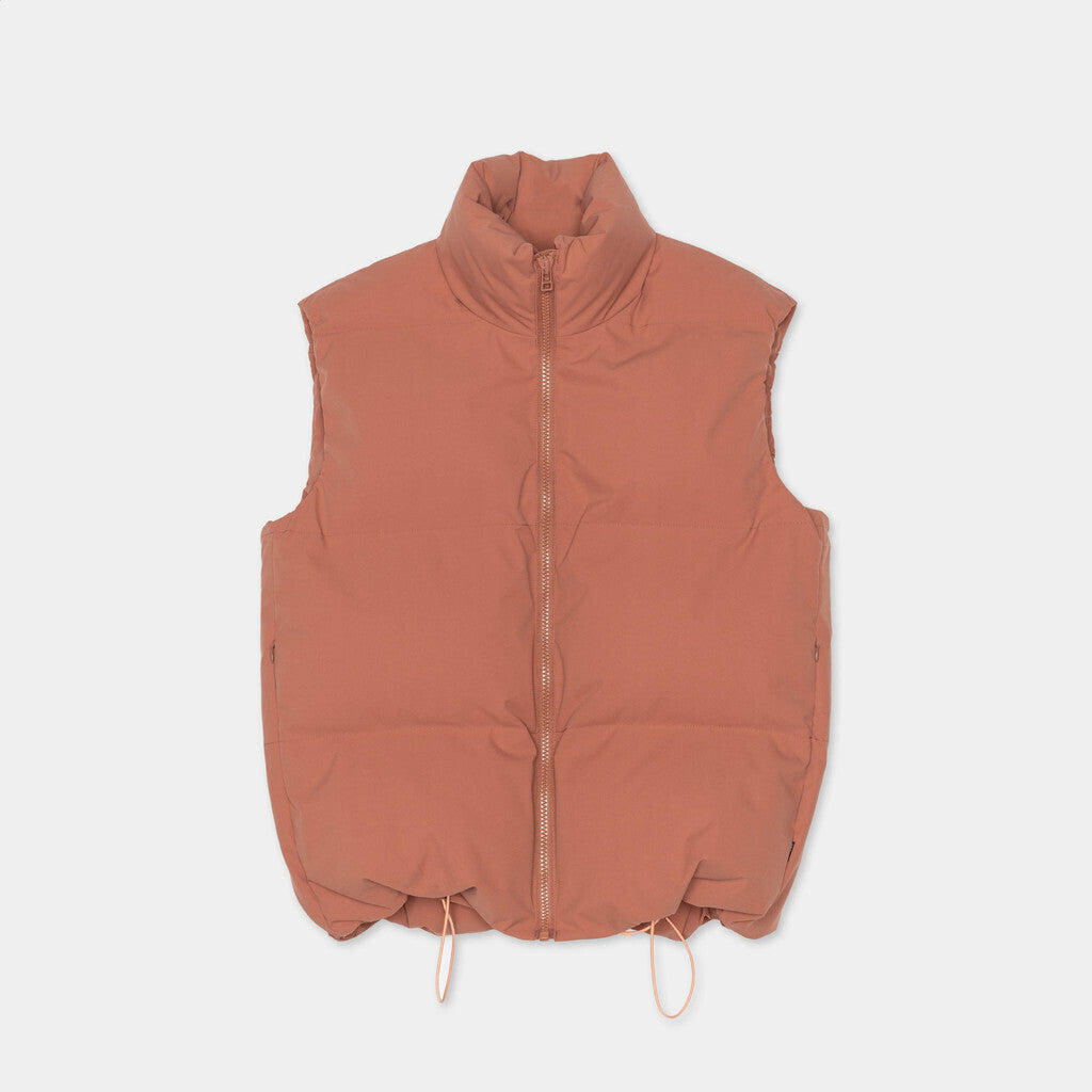Selfhood Puffer Vest Outerwear Darkrose