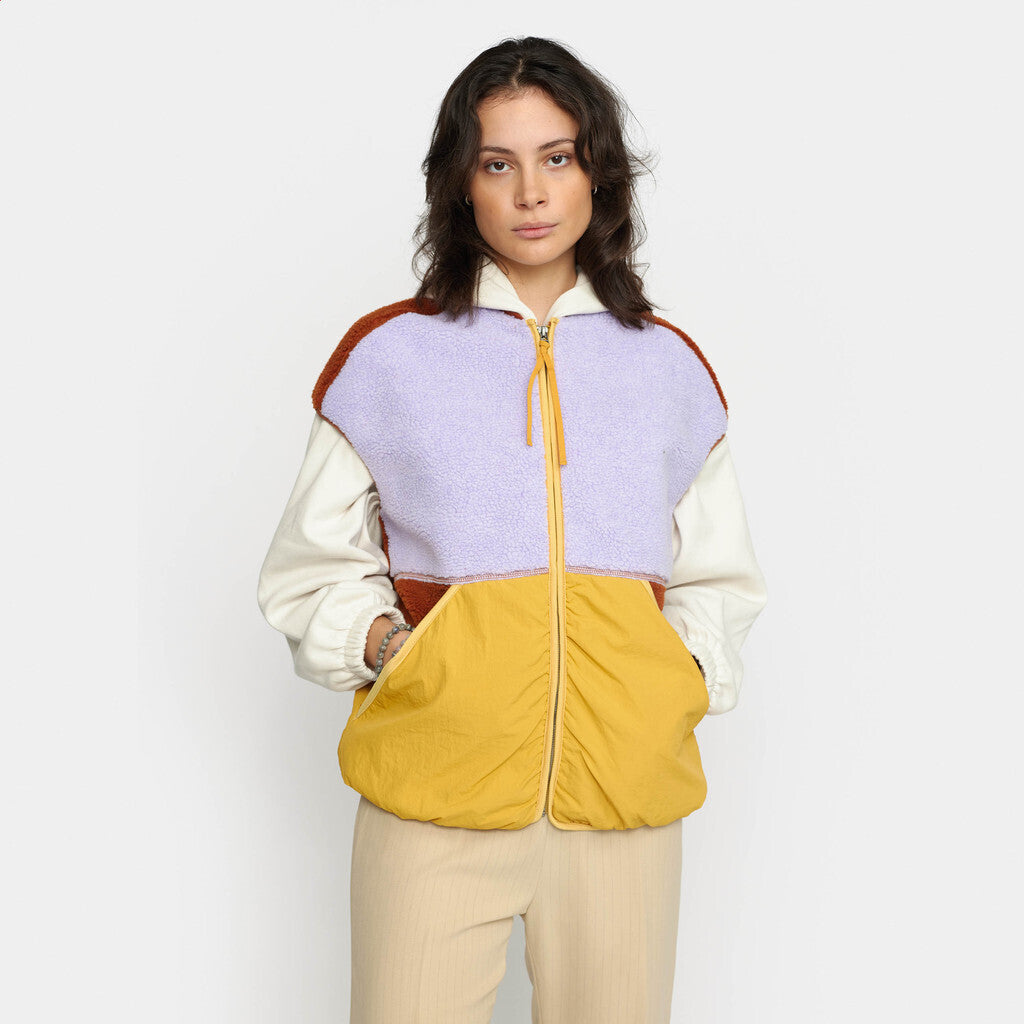 Selfhood Teddy Vest Outerwear Purple