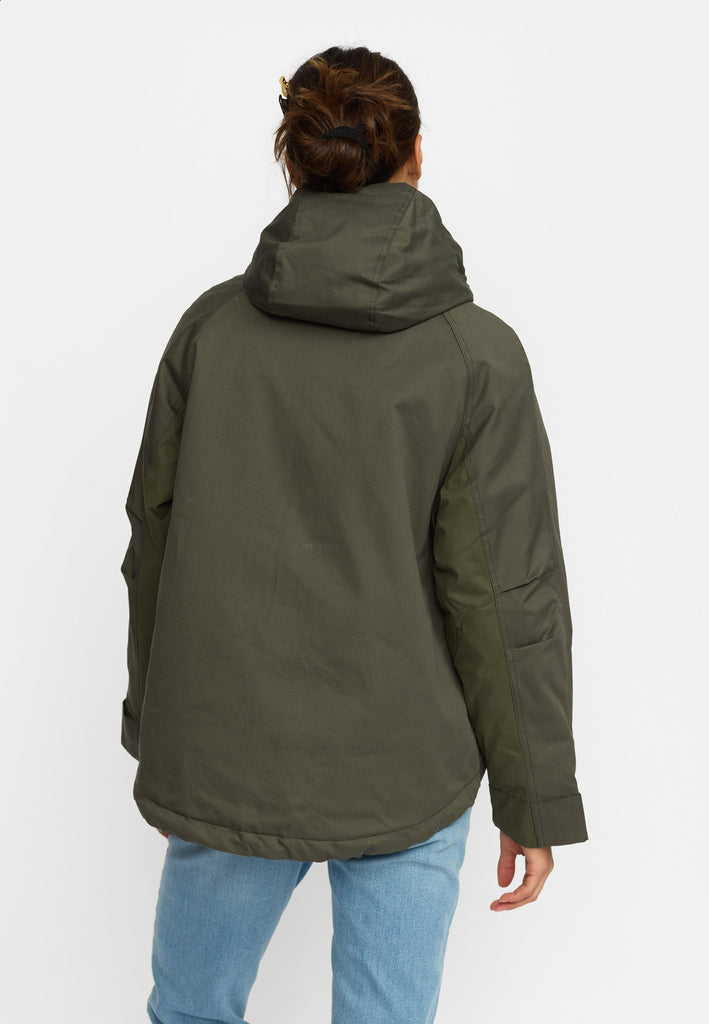 Selfhood A-shaped Parka Winter Outerwear Darkgreen