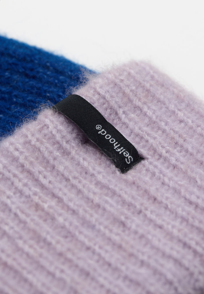 Selfhood Block Beanie Headwear Lightpurple