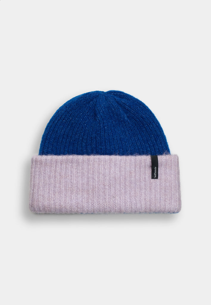 Selfhood Block Beanie Headwear Lightpurple