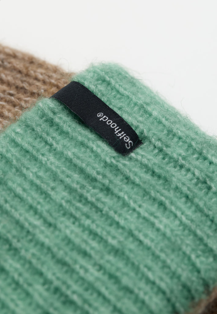Selfhood Block Beanie Headwear Turquoise