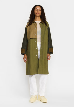 Block Trenchcoat / 77350 - Army – Selfhood