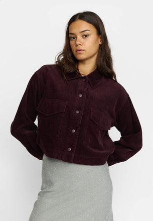 Cropped Shirt / 33100 - Burgundy – Selfhood