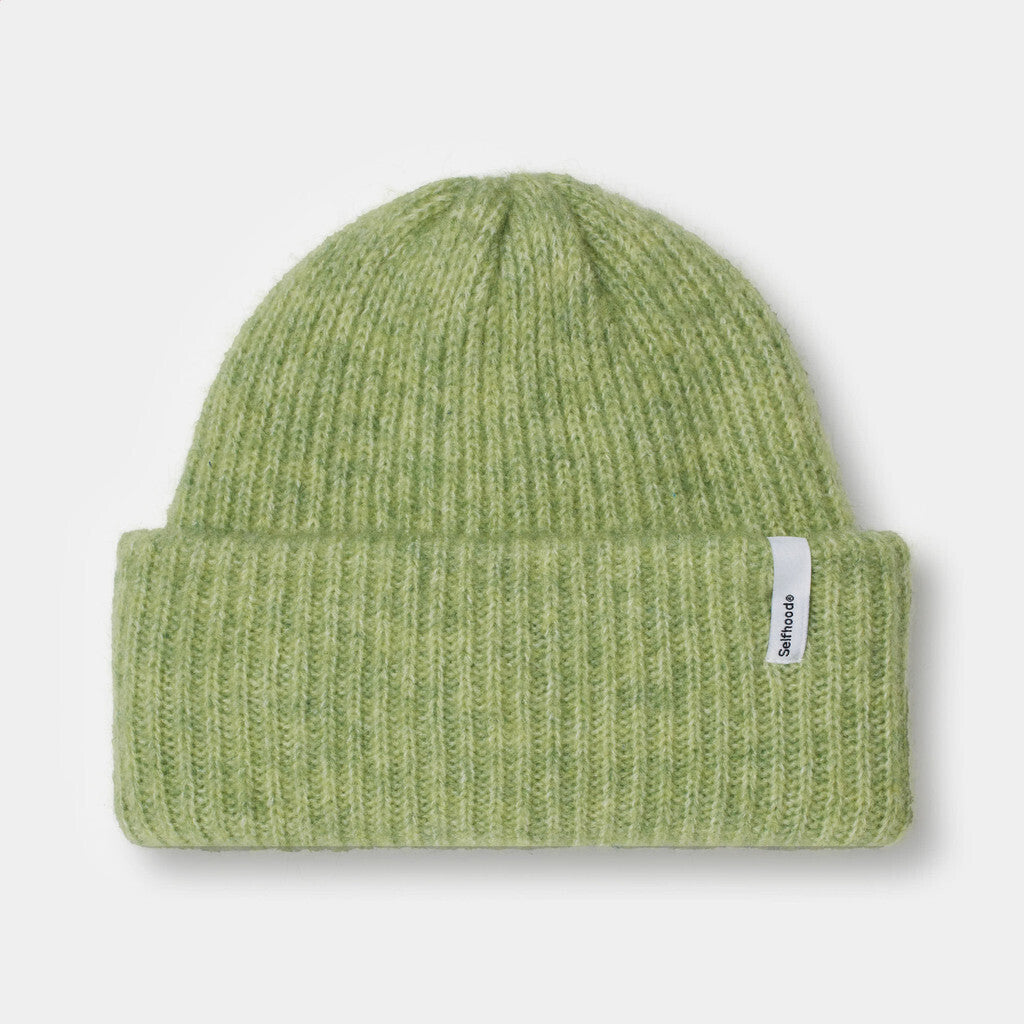 Selfhood Fluffy Beanie Headwear Lime