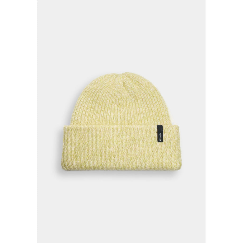 Selfhood Fluffy Beanie Headwear Pale-yellow