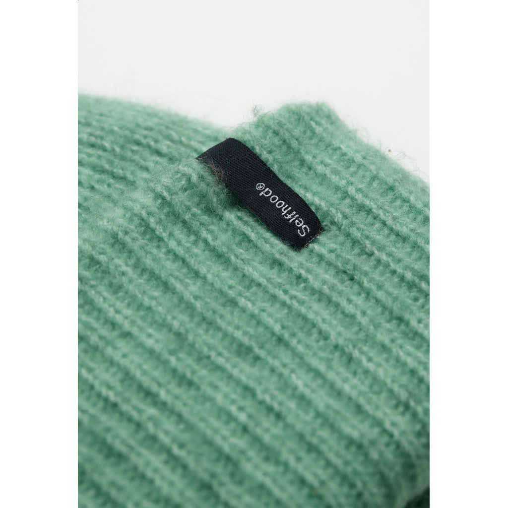 Selfhood Fluffy Beanie Headwear Turquoise