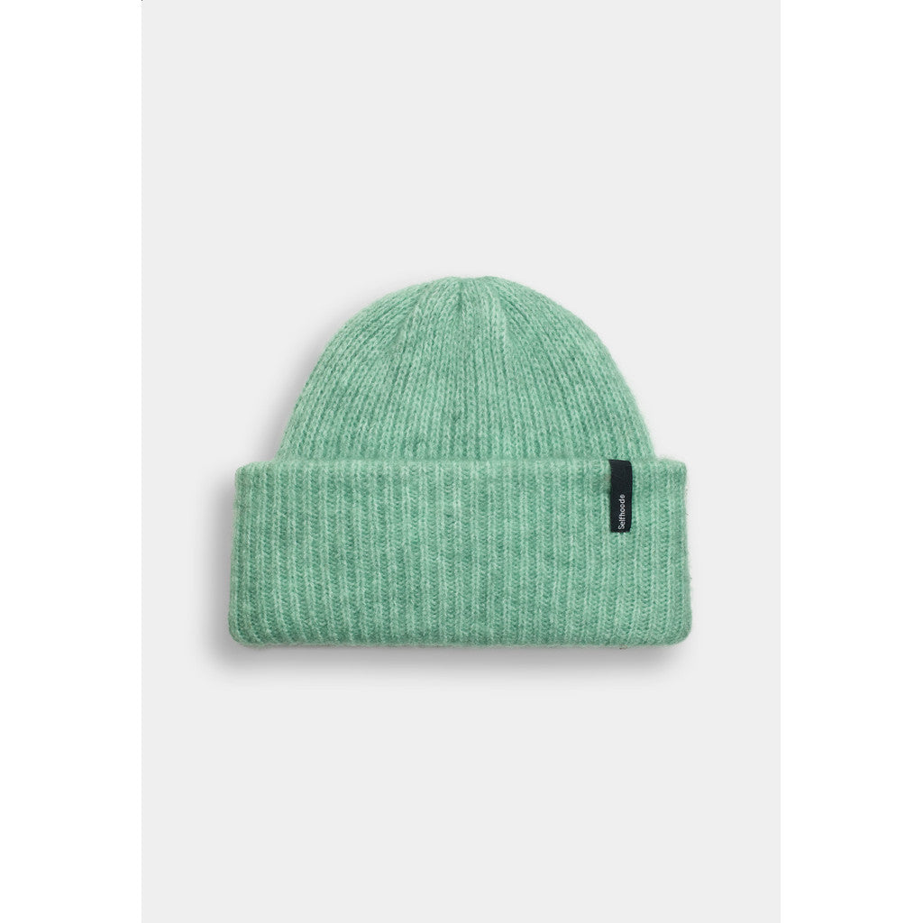 Selfhood Fluffy Beanie Headwear Turquoise