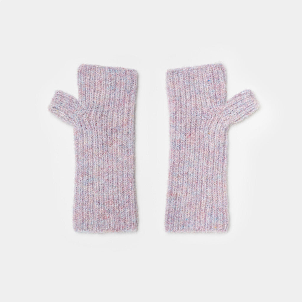 Selfhood Fluffy Half-Mittens Accessories Lightpurple