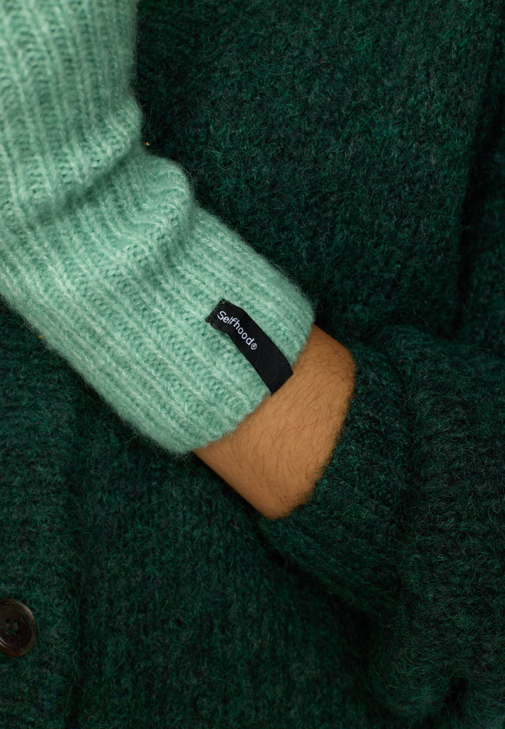 Selfhood Fluffy Half-Mittens Accessories Turquoise