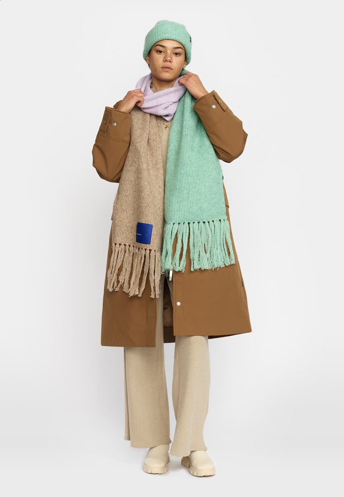 Selfhood Fluffy Scarf Accessories Turquoise