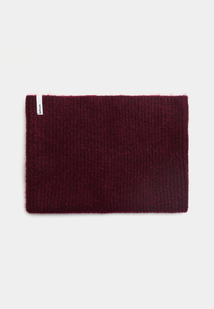 Selfhood Fluffy Tube Accessories Burgundy
