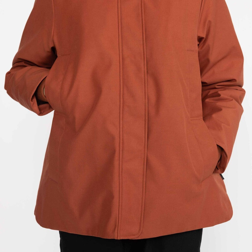 Selfhood Hooded Jacket Outerwear Darkred