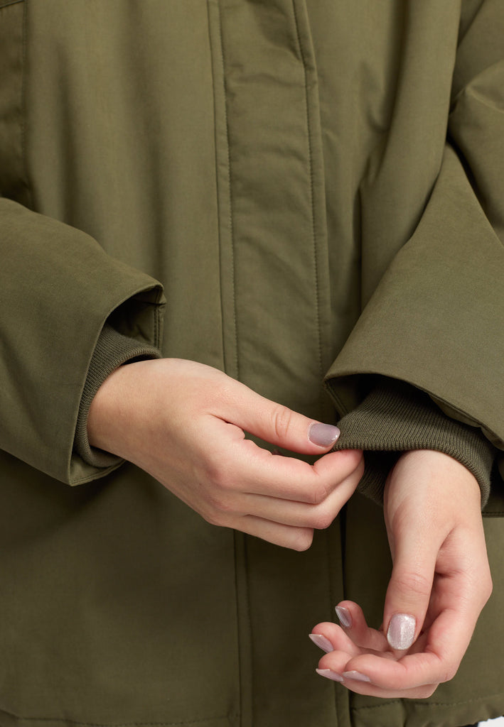 Selfhood Hooded Jacket Winter Outerwear Army