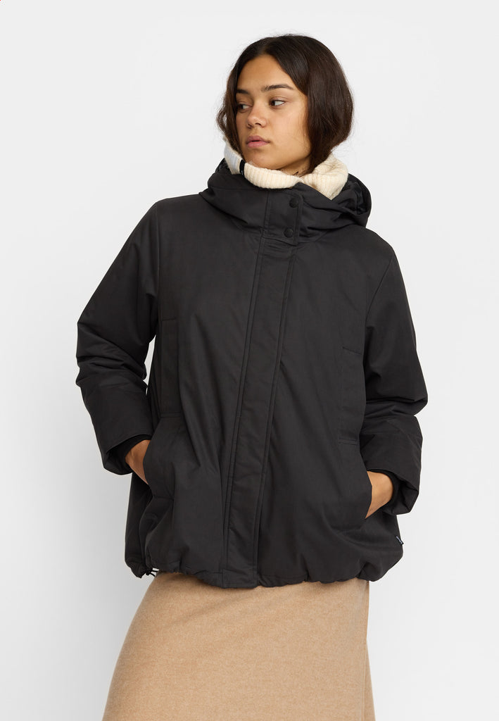 Selfhood Hooded Jacket Winter Outerwear Black