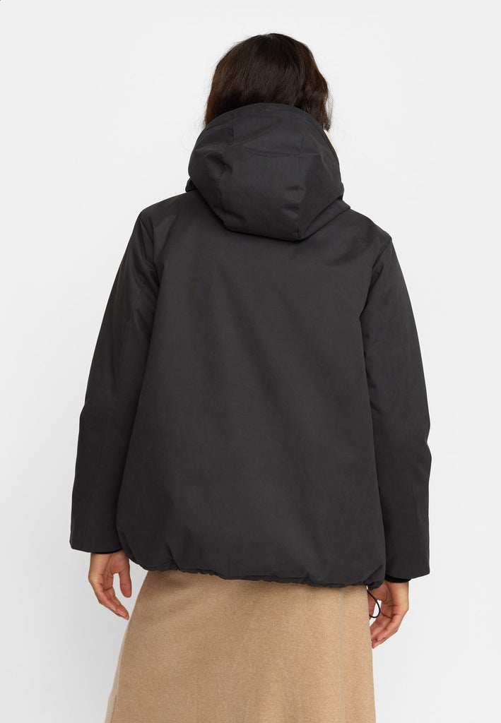 Selfhood Hooded Jacket Winter Outerwear Black