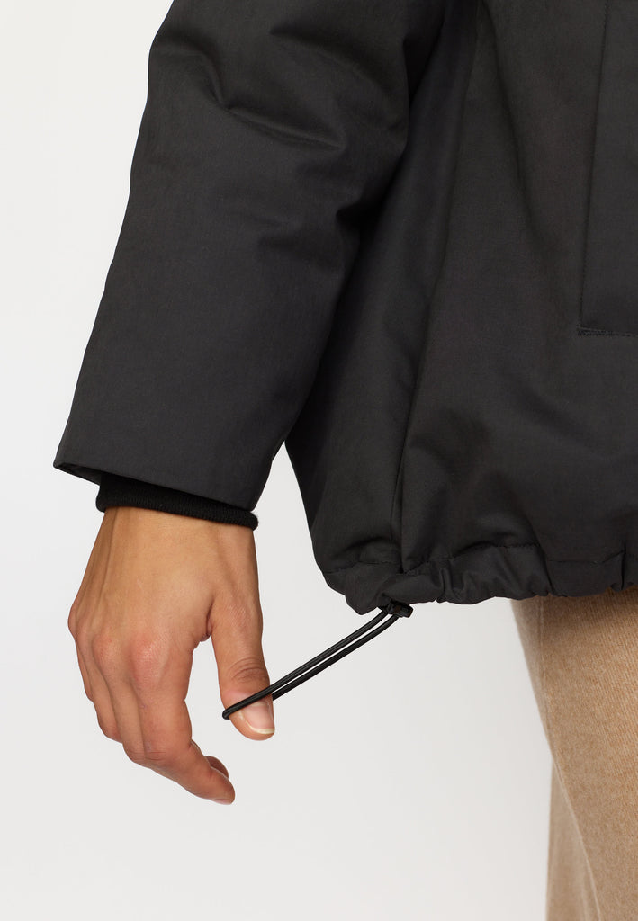 Selfhood Hooded Jacket Winter Outerwear Black