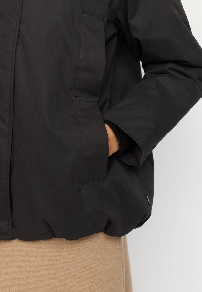 Selfhood Hooded Jacket Winter Outerwear Black