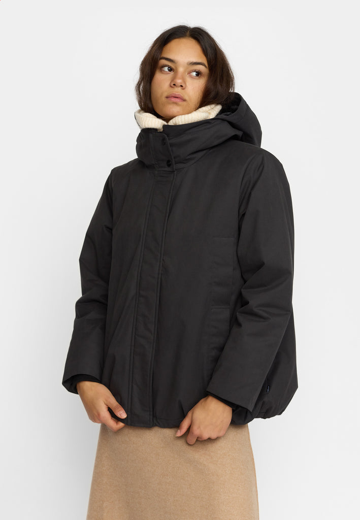 Selfhood Hooded Jacket Winter Outerwear Black