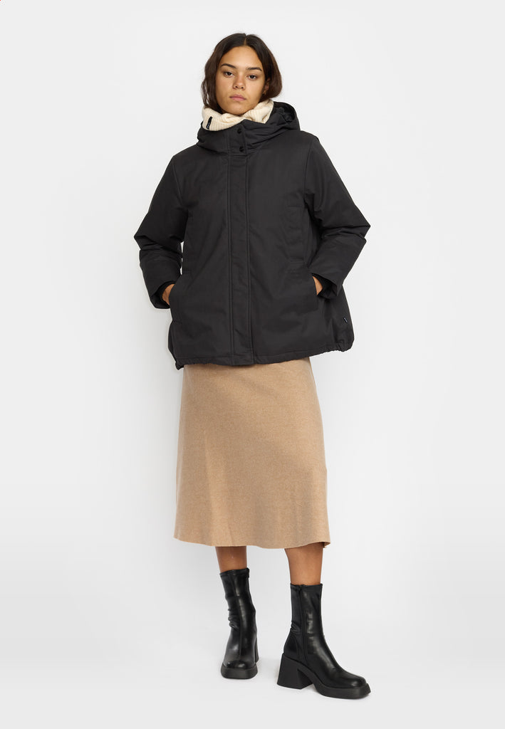 Selfhood Hooded Jacket Winter Outerwear Black