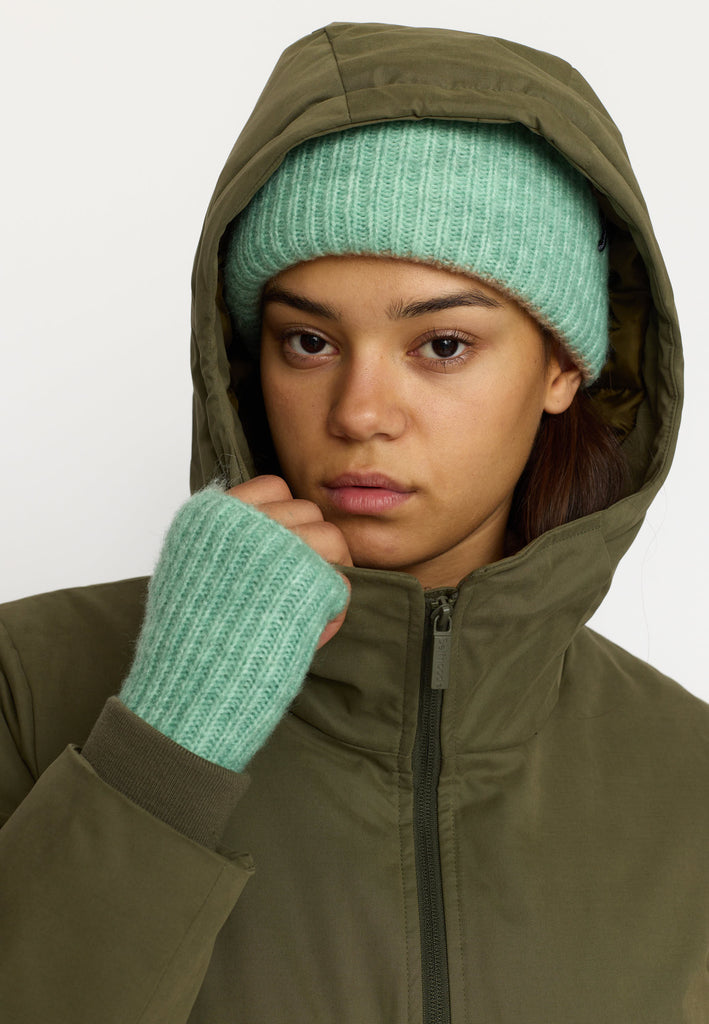 Selfhood Hooded Parka Winter Outerwear Army