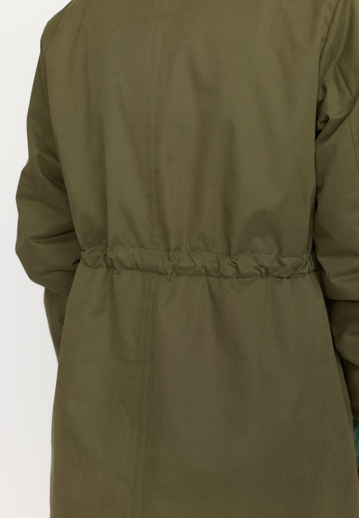 Selfhood Hooded Parka Winter Outerwear Army