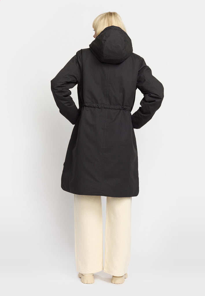 Selfhood Hooded Parka Winter Outerwear Black