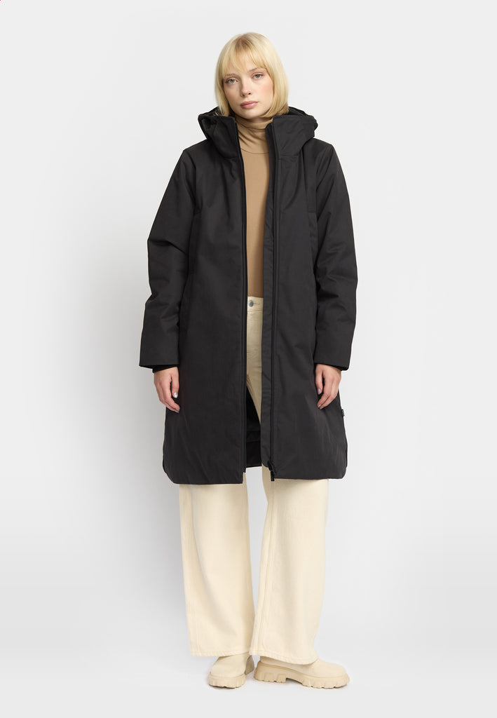 Selfhood Hooded Parka Winter Outerwear Black