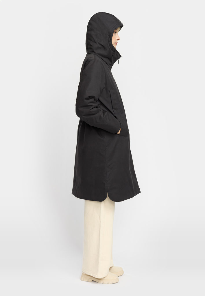 Selfhood Hooded Parka Winter Outerwear Black