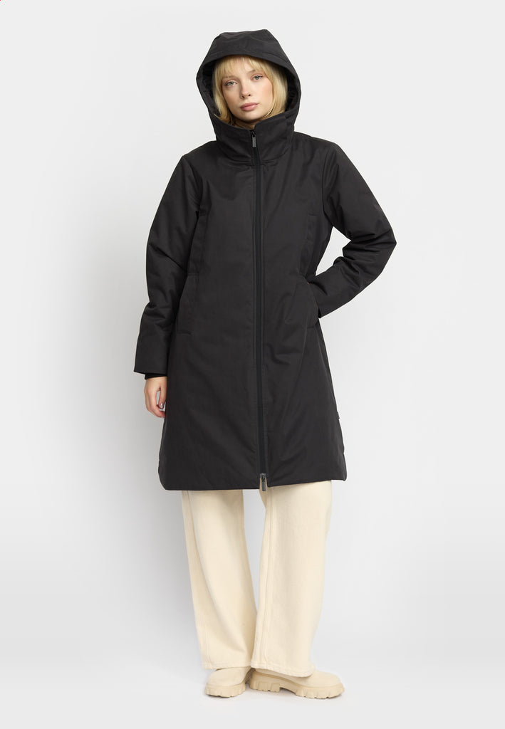 Selfhood Hooded Parka Winter Outerwear Black