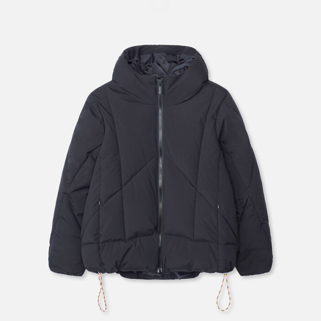 Selfhood Hooded Puffer Winter Outerwear Black