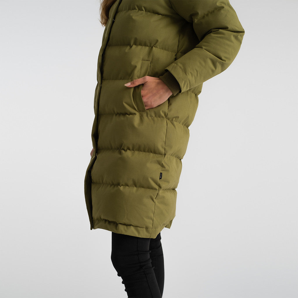 Selfhood Hooded Puffer Coat Winter Outerwear Green
