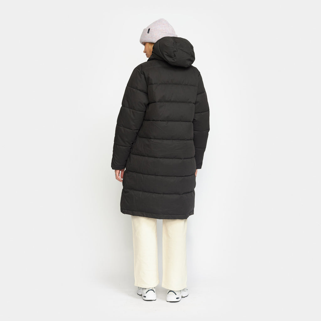 Selfhood Hooded Puffer Coat Winter Outerwear Black