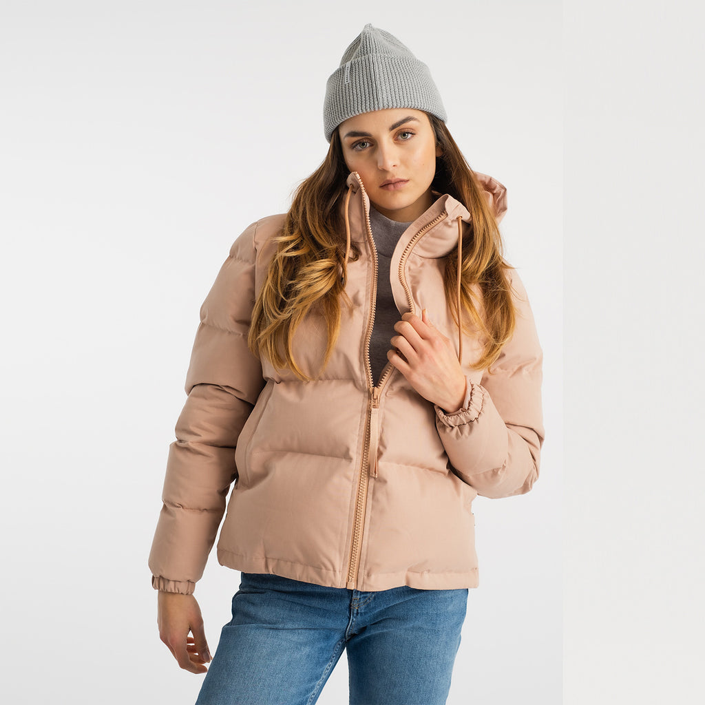 Selfhood Hooded Puffer Jacket Winter Outerwear Dustrose