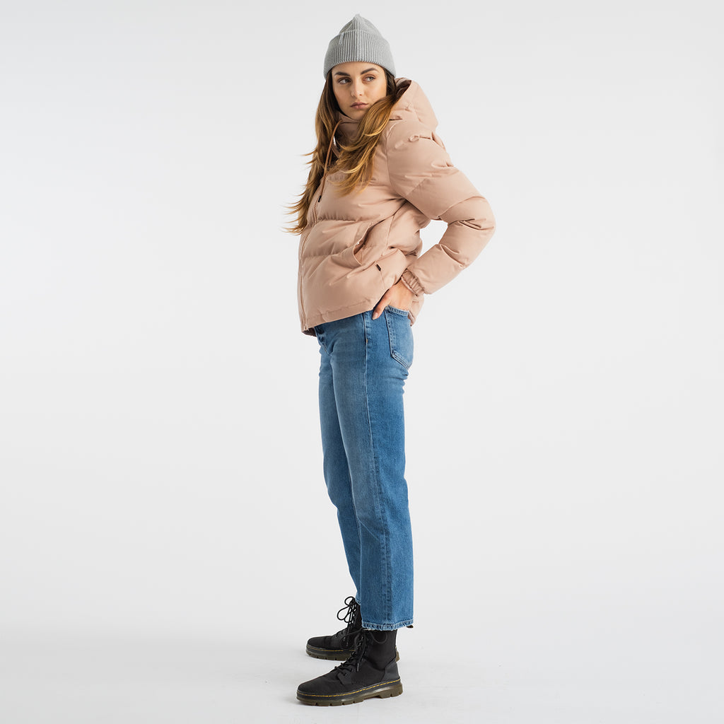 Selfhood Hooded Puffer Jacket Winter Outerwear Dustrose