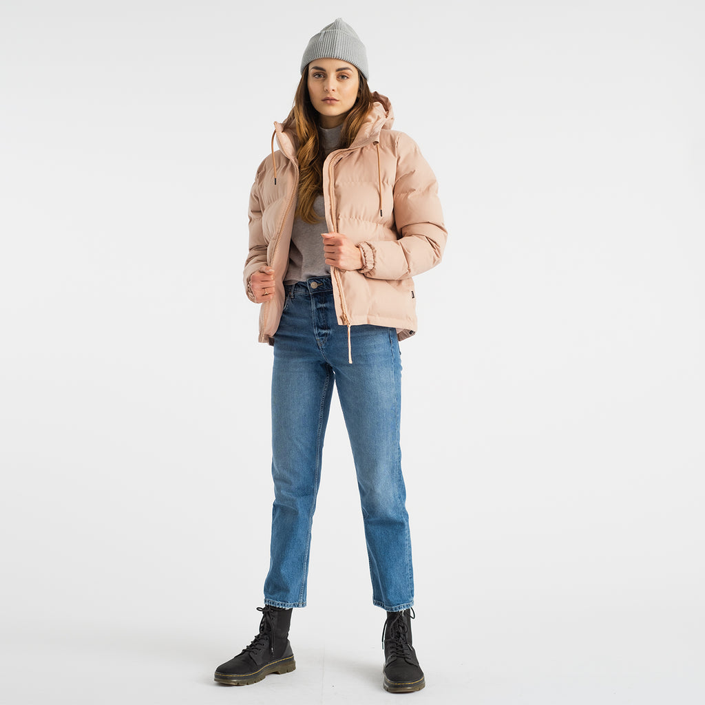 Selfhood Hooded Puffer Jacket Winter Outerwear Dustrose