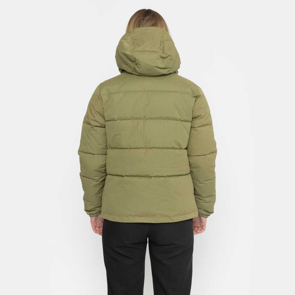 Selfhood Hooded Puffer Jacket Winter Outerwear Green